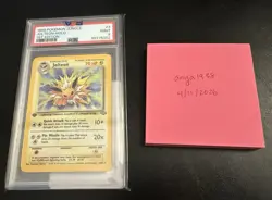 1999 Pokemon TCG Jungle 1st Edition Jolteon Holo PSA 9 WOTC MINT #4 - Image 1