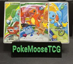 Pokemon TCG First Partner Illustration Collection Series 1 Kanto GEN 1 Set - Image 1