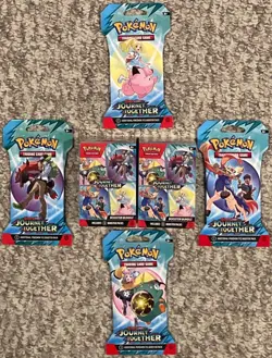 Pokemon Journey Together Booster Bundle + Sleeved Packs LOT NEW - Image 1