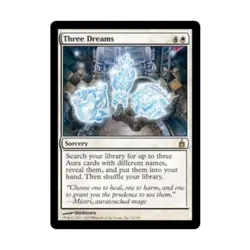 WOTC MtG Ravnica Three Dreams (R) (Foil) NM - Image 1