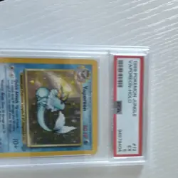 Pokemon Vaporeon Jungle Holo Rare 12/64 PSA 5 Unlimited 1999 English - Image 4