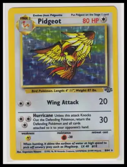 Pokemon Jungle Pidgeot 8/64 Holo - Image 1