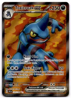 Toxicroak ex 232/198 Ultra Rare Scarlet & Violet Pokemon Holo Near Mint - Image 1