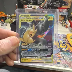 Pokemon TCG Pikachu & Zekrom GX 33/181 Team Up Ultra Rare TAG TEAM Holo 240 HP - Image 1