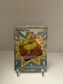 Pokemon Fighting Gong 168/132 Me01: Mega Evolution Ultra Rare Full Art Holo - Image 1