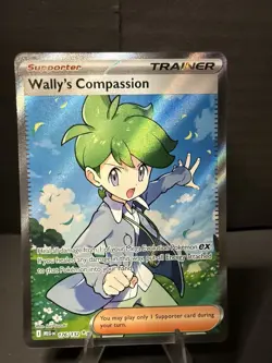 Pokemon Wally's Compassion 176/132 Me01 Ultra Rare Full Art Holo English - Image 1