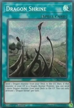 Yugioh! LP Dragon Shrine - LCKC-EN075 - Secret Rare - 1st Edition Lightly Played - Image 1