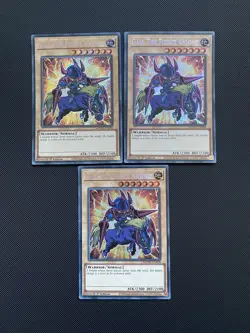 YuGiOh | x3 Gaia The Fierce Knight Secret Rare Chibi Art MZMU-EN058 - Image 1