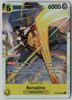 Borsalino EB04-058 SR - One Piece TCG Adventure on Kami's Island - Image 1