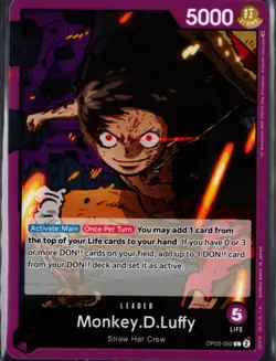 Monkey.D.Luffy Leader One Piece OP05-060 Awakening of the New Era - Image 1