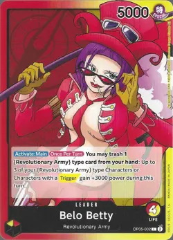 Belo Betty Leader One Piece OP05-002 Awakening of the New Era - Image 1