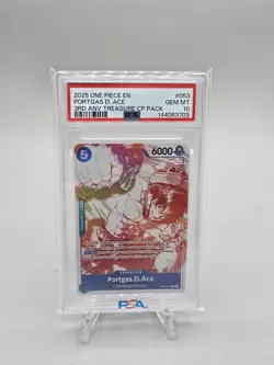 PSA 10 One Piece 3rd Anniversary Treasure Campaign Pack Lot of (7) Luffy, Ace - Image 5