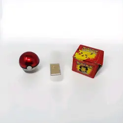 1999 Burger King Pokemon 23K Gold Plated Poliwhirl Card Pokeball Box Complete - Image 1