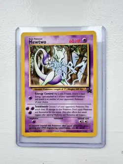 Pokemon Mewtwo Promo 12/53 Wotc Promo Basic Psychic 60 HP Regular Wizards Card - Image 1