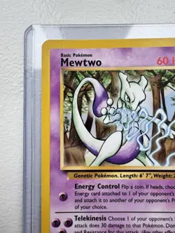 Pokemon Mewtwo Promo 12/53 Wotc Promo Basic Psychic 60 HP Regular Wizards Card - Image 5
