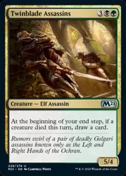 Twinblade Assassins - Near Mint MTG Magic 2021 Core Set - Image 1