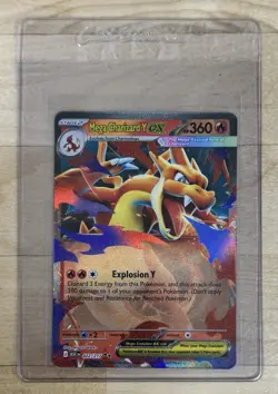 Mega Charizard Y ex 022/217 Ascended Heroes Ultra Rare NM Pokemon Card - Image 1