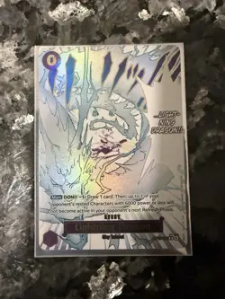 One Piece Lightning Dragon Holo Card OP15-077 English CCG 2023 - Image 1