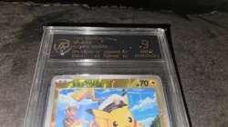 2025 POKEMON CHN CAPTAIN PIKACHU HOLO 9 MINT AP THE ONLY CARD - Image 2