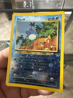 Pokemon TCG Marill Southern Islands Reverse Holo Card NM/Lp Condition - Image 1