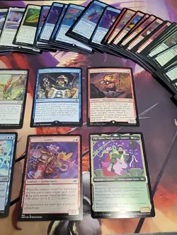 MTG- Unfinity Card Lot Over 100 Cards - All Galaxy Foil Treatment - Image 5