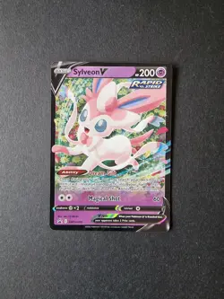 SWSH202 Sylveon V Sword & Shield Black Star Promo Pokemon Trading Card Game TCG - Image 1