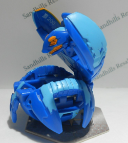 Bakugan Vicerox Blue Aquos Battle Planet B200 - card - cores - Image 4