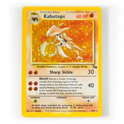 Pokemon - Kabutops Holo - 9/62 - Fossil - Rare Card - Played - Image 1
