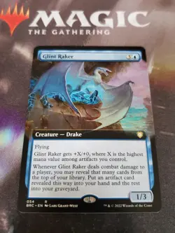 MTG. 2x Glint Raker. Borderless. The Brothers' War. Pack Fresh - Image 1