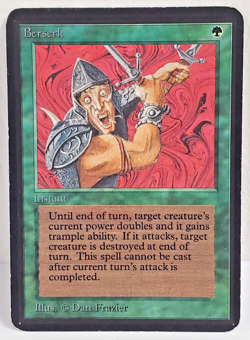 Magic the Gathering MTG Berserk Alpha Regular Uncommon - Image 1