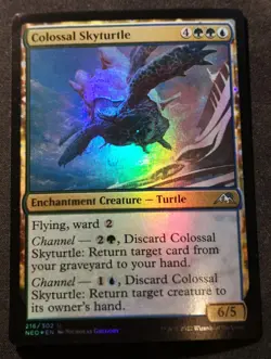 Colossal Skyturtle - Foil - NEO - MTG - EN - NM - 216/302 - Image 1