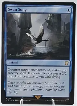 Swan Song R 0197 Commander The Lord of the Rings Near Mint Magic The Gathering - Image 1