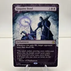 Sanguine Bond ☠ RARE #35 WOT - Wilds of Eldraine MTG - Never Played NM/M - Image 1