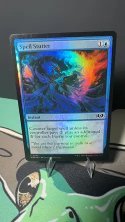 Spell Stutter 69 Common Wilds of Eldraine Magic: The Gathering Foil LP - Image 1