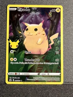 Pikachu 005/025 Holo | Celebrations | 25th Anniversary Pokemon TCG Card | LP - Image 1