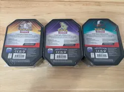 Pokemon TCG: Triple Whammy Collector Tin - Tyranitar,Slaking,Darkrai Full Evo - Image 2