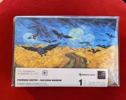 Pokemon Center Van Gogh Museum Double Deck Box Corviknight Murkrow 2023 - Image 1
