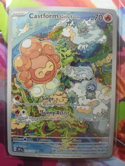 Castform Sunny Form SV08: Surging Sparks - Pokemon NM 195/191 - Image 1