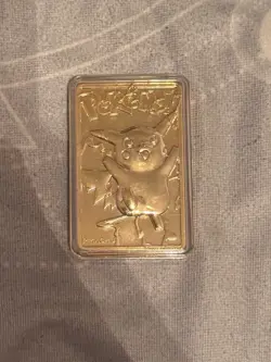 Pokemon™ Special Edition 23 karat Gold-Plated Trading Card #25 PIKACHU - Image 2