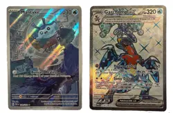 Illus. Rare Mantyke Paradox Rift 189/182 Pokemon & Garchomp Ex 219/182 READ⬇ - Image 1