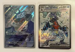 Illus. Rare Mantyke Paradox Rift 189/182 Pokemon & Garchomp Ex 219/182 READ⬇ - Image 2