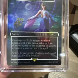 MTG Yuna's Holy Magic (Rainbow Foil) SLD x Final Fantasy 1868 FFX FF10 CGC 10 - Image 3