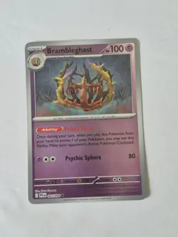Brambleghast 047/094 Uncommon Phantasmal Flames Pokemon Reverse Holo Near Mint - Image 1
