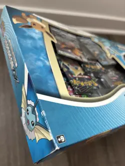 Pokemon TCG Vaporeon GX Special Collection Box Sealed RARE ERROR BOX - Image 5