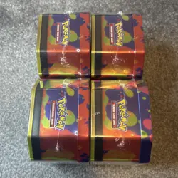 Pokemon TCG Mega Charizard EX Tins Set of 4 (1X & 3Y) FACTORY SEALED - Image 4