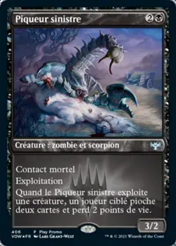 Piqueur sinistre Fell Stinger Promo foil MTG Magic VF - Image 1