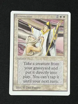 MTG RESURRECTION Unlimited Edition Regular MT Uncommon Magic The Gathering - Image 1