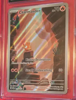 151 Charmander 168/165 Illustration Rare CGC 10 Gem Mint SV English Pokemon TCG - Image 3