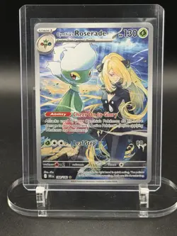 Pokemon TCG: Cynthia's Roserade 184/182 Sv10: Destined Rivals Holo NM - Image 1