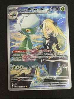 Pokemon TCG: Cynthia's Roserade 184/182 Sv10: Destined Rivals Holo NM - Image 3